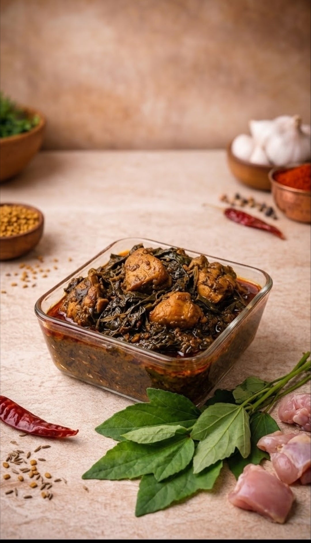 Homemade Boneless Gongura Chicken Pickle