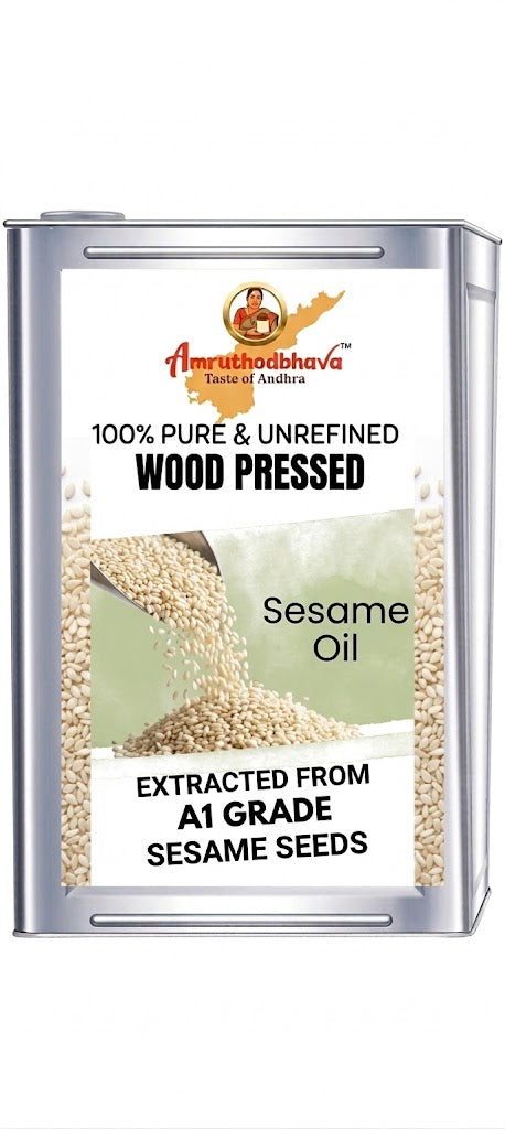 Wood pressed Sesame oil (Gingelly Oil)