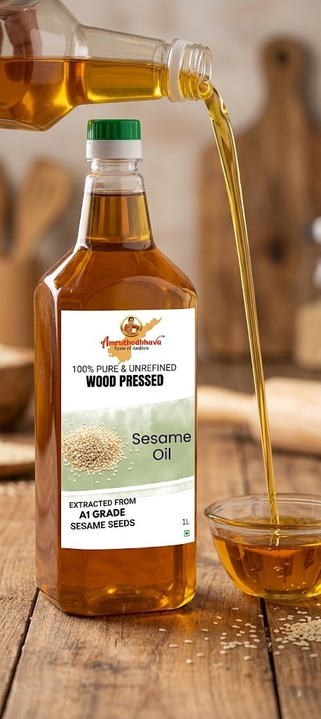 Wood pressed Sesame oil (Gingelly Oil)